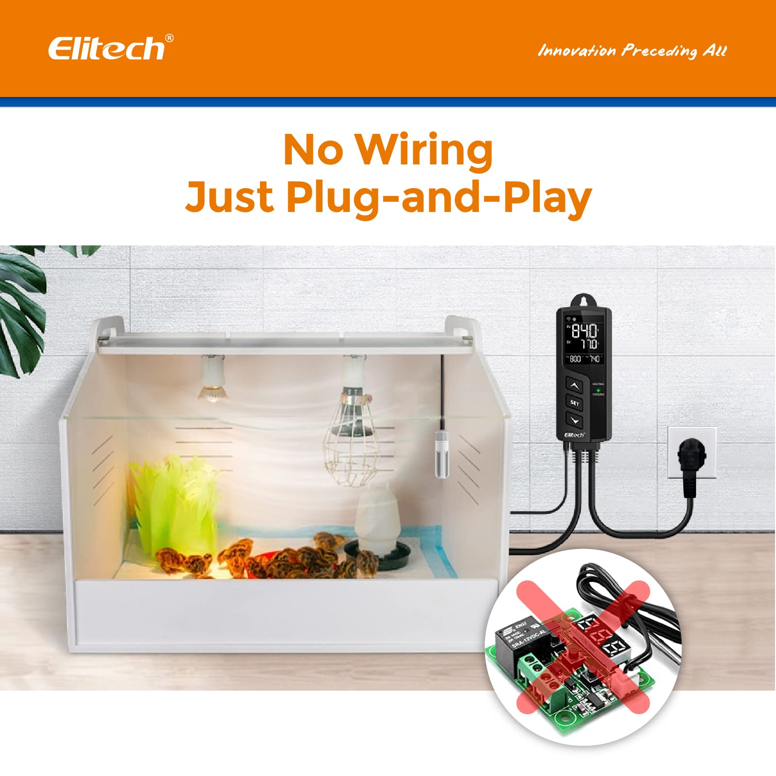 Controlador de Temperatura y Humedad Elitech STC-1000 TH - Imagen 3