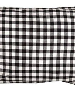 Fundas de Almohada Estándar Vintage Check Black, Juego de