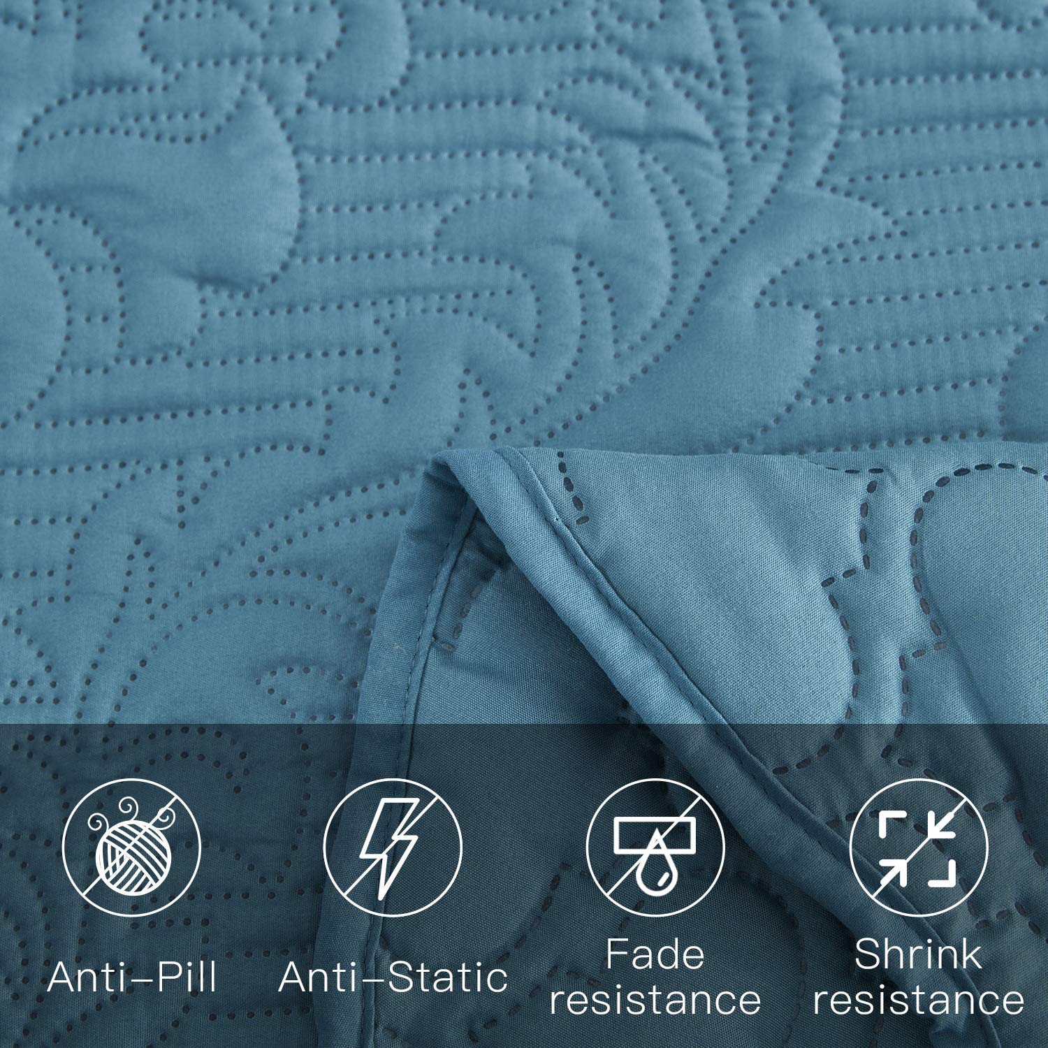 Juego de colcha de cama CHIXIN para cama completa - - Imagen 8