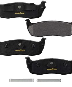Pastillas de freno trasero Goodyear con ranuras y chaflán