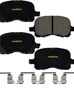 Pastillas de freno delanteras de cerámica ranuradas