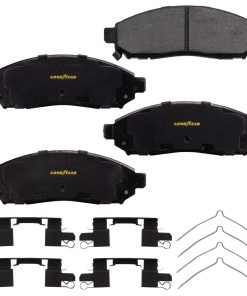 Pastilla de freno delantera ranurada y biselada en cerámica