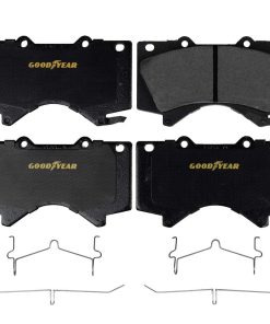 Pastilla de freno delantera ranurada y biselada -Acero