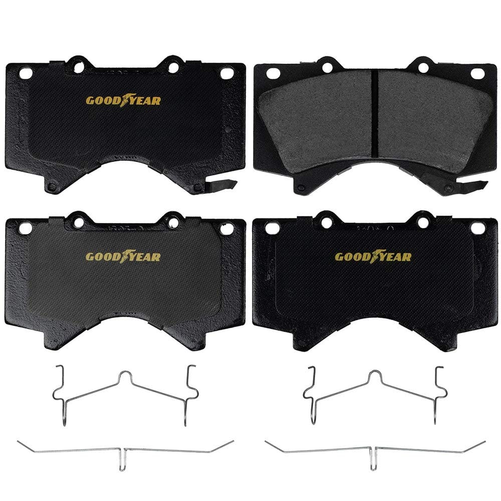 Pastilla de freno delantera ranurada y biselada -Acero