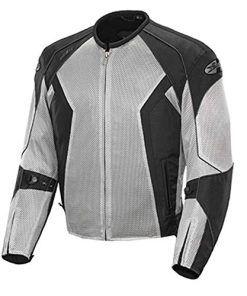 Chamarra Joe Rocket Phoenix 6.0 para Hombre (Plata/Negro,