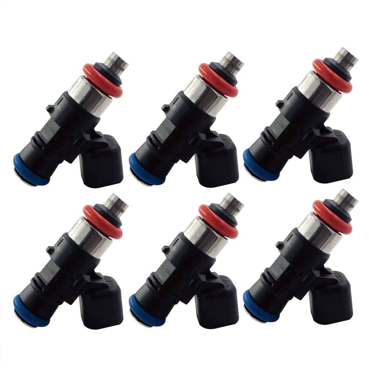 GzYcsFocusqp 6 PCS Inyectores de Gasolina Compatible para