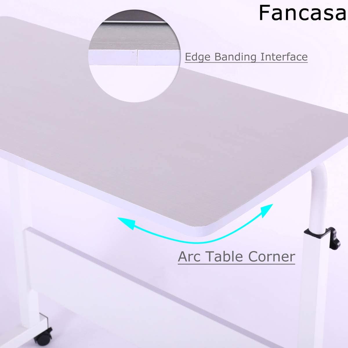 Carro de Laptop 31.5" Mesa Móvil Fancasa Portátil Ajustable - Imagen 7