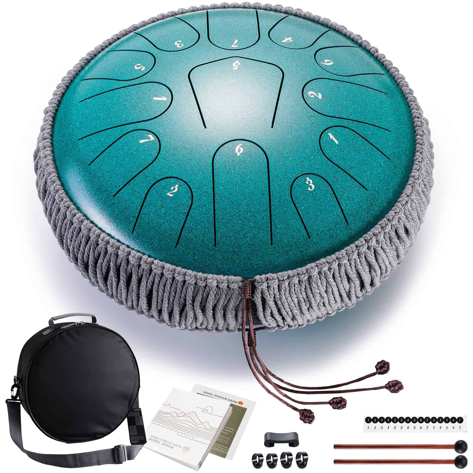Lronbird Steel Tongue Drum 12 Pulgadas 13 Notas Tambores de - Imagen 8