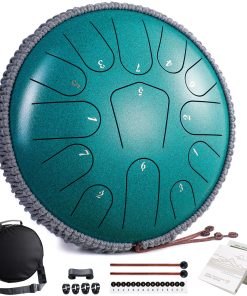 Lronbird Steel Tongue Drum 12 Pulgadas 13 Notas Tambores de
