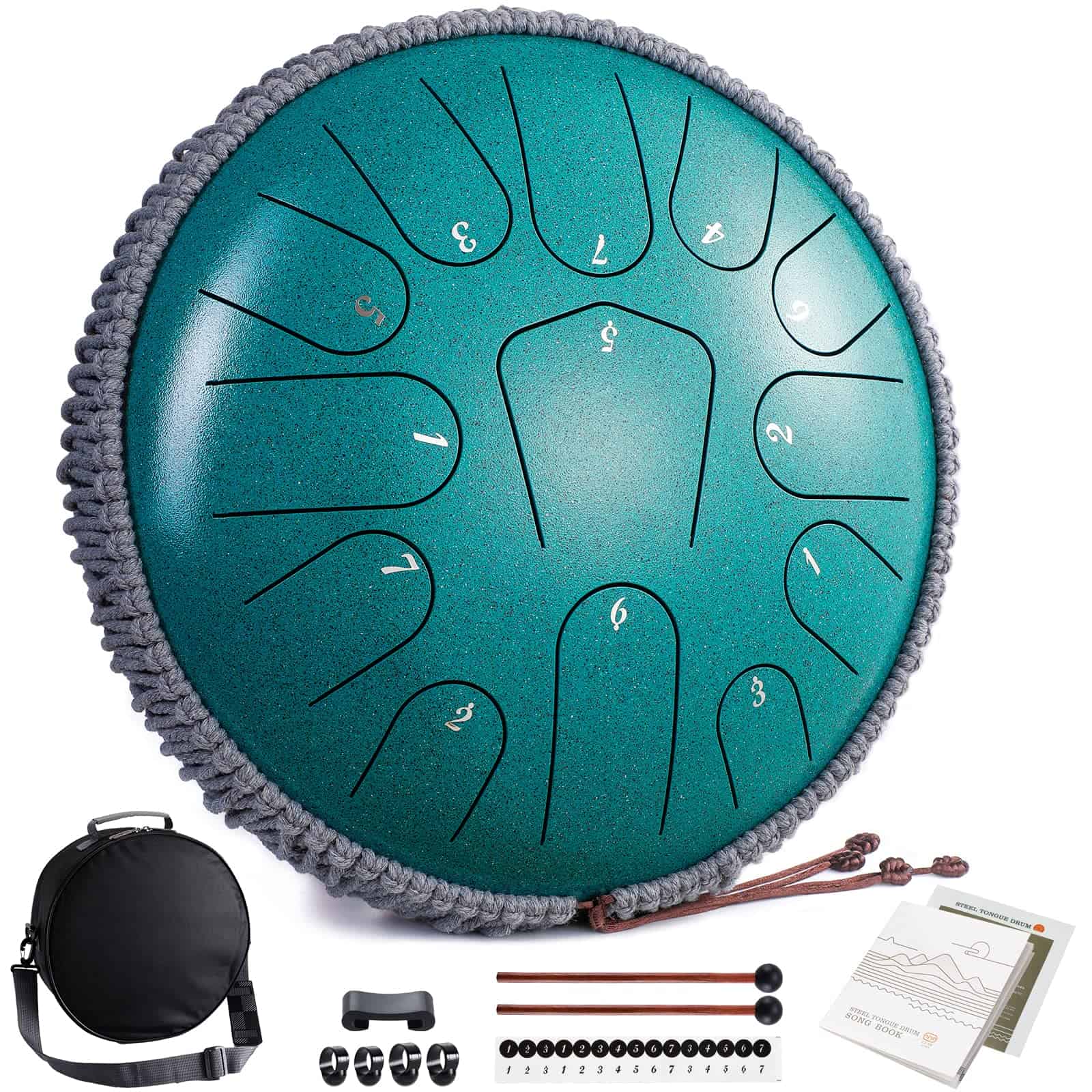 Lronbird Steel Tongue Drum 12 Pulgadas 13 Notas Tambores de