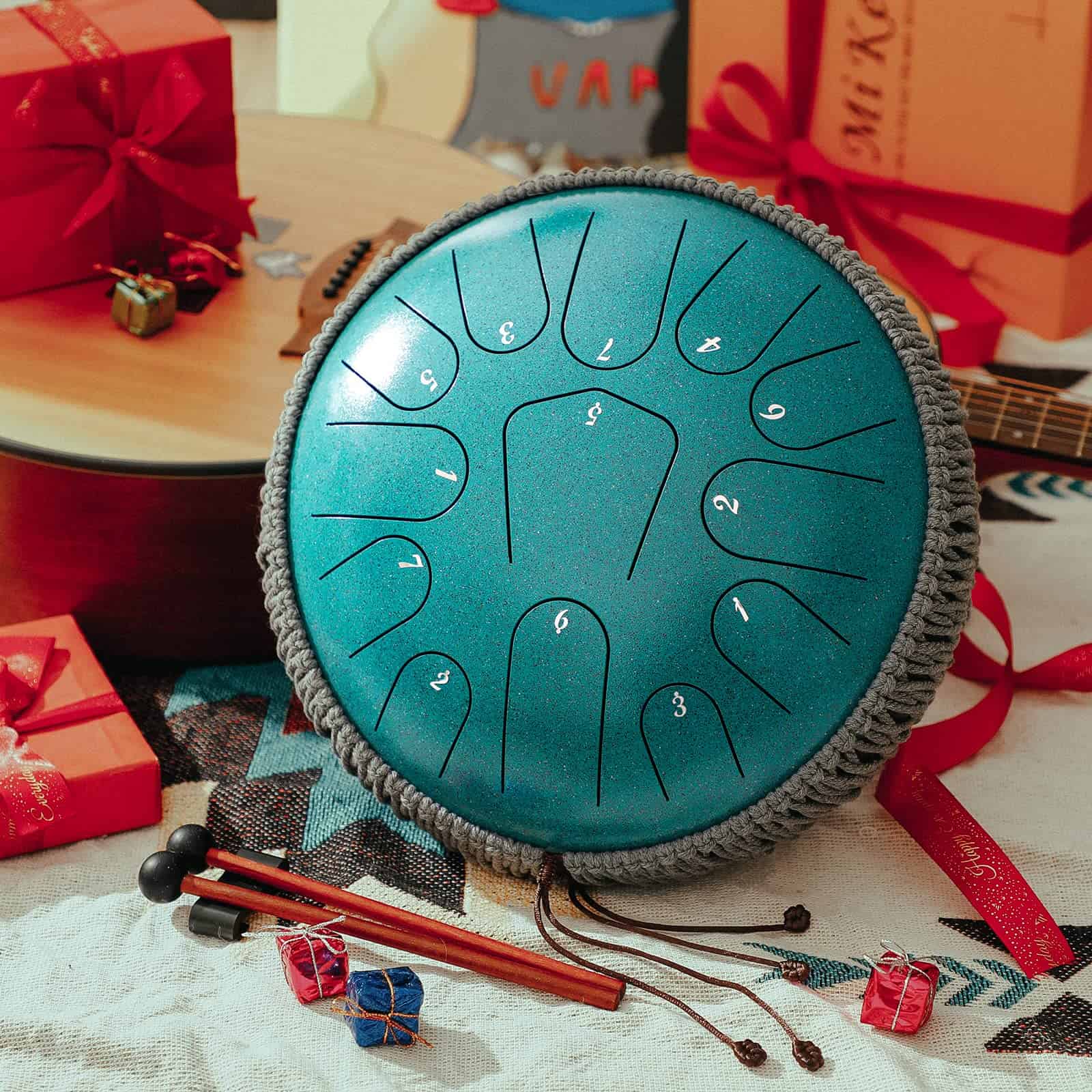 Lronbird Steel Tongue Drum 12 Pulgadas 13 Notas Tambores de - Imagen 4