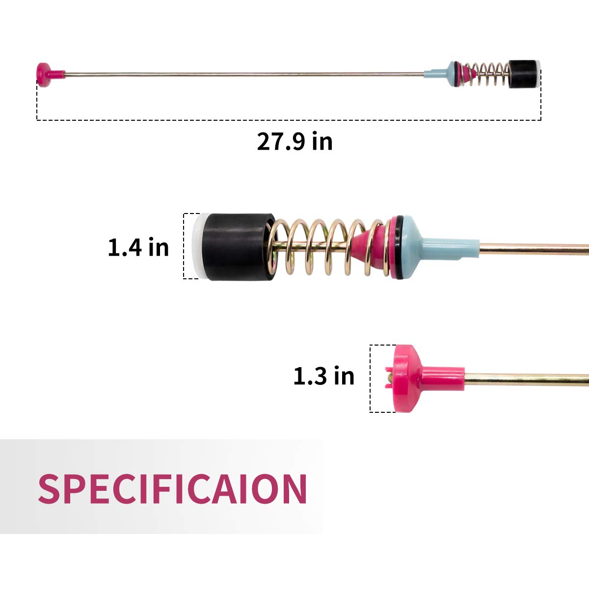 1 AÑO DE GARANTÍA Kit de Barra de Suspensión de la Lavadora - Imagen 5