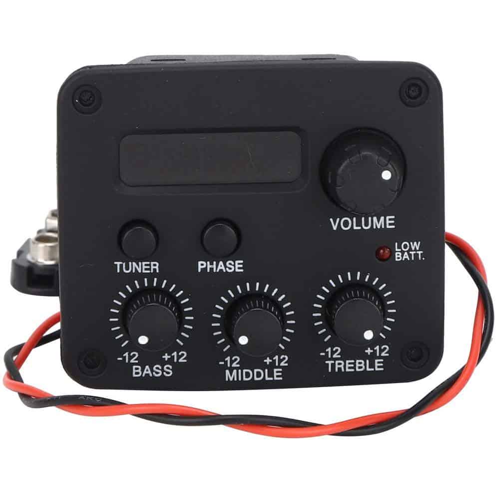 Pastilla de ecualizador de preamplificador de 3 bandas,