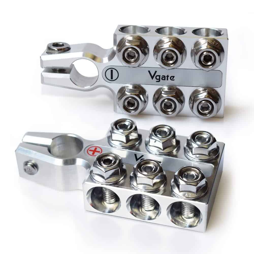 Abrazaderas de terminales de batería de ácido de plomo