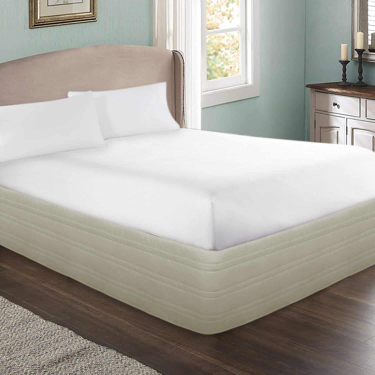 Faldón para Cama Acolchado de Poliéster Mezclado Ramesses,