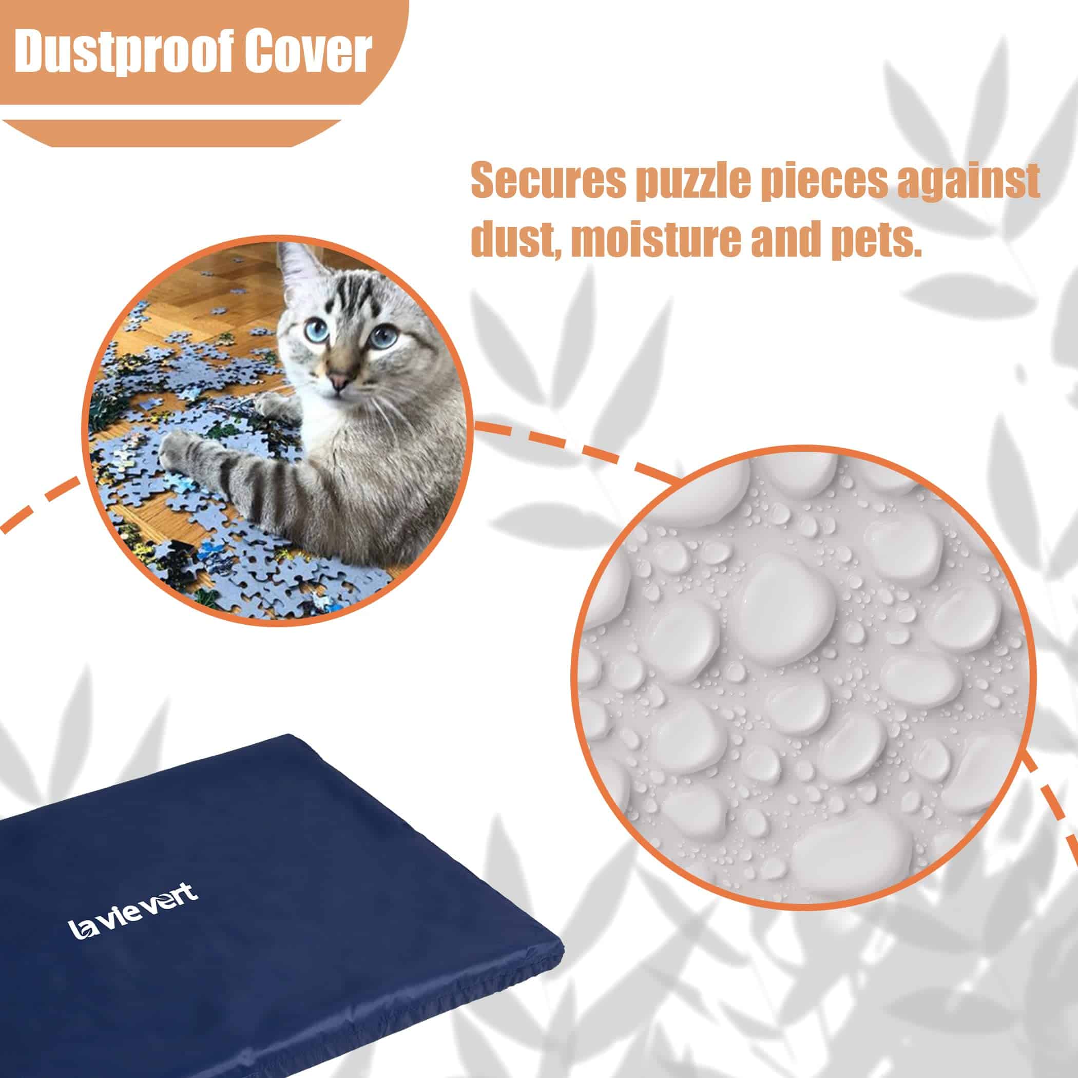 Mesa de Rompecabezas Lavievert de 1500 Piezas con 4 Cajones - Imagen 4