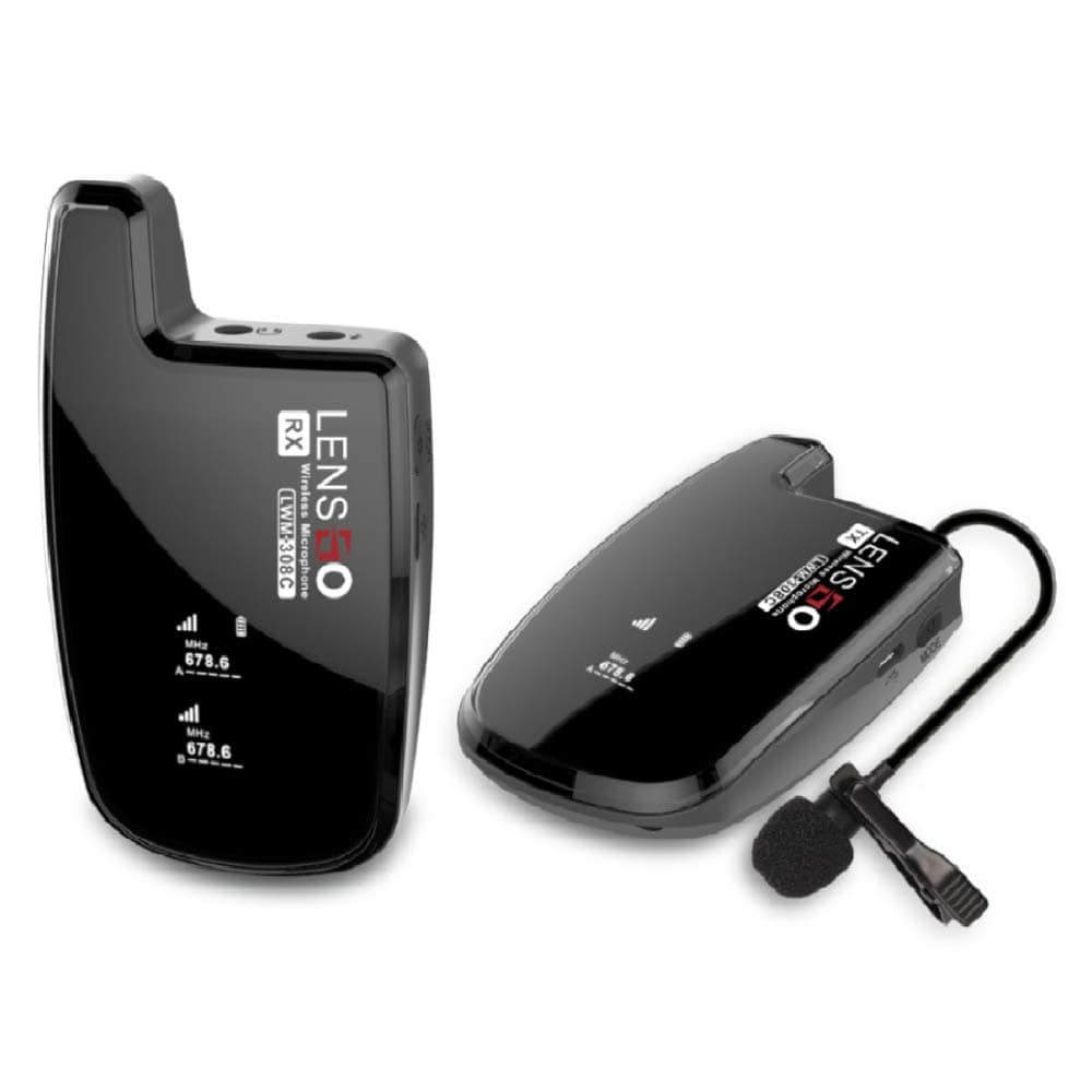Sistema de micrófono inalámbrico Lavalier LENSgo, LWM-308C