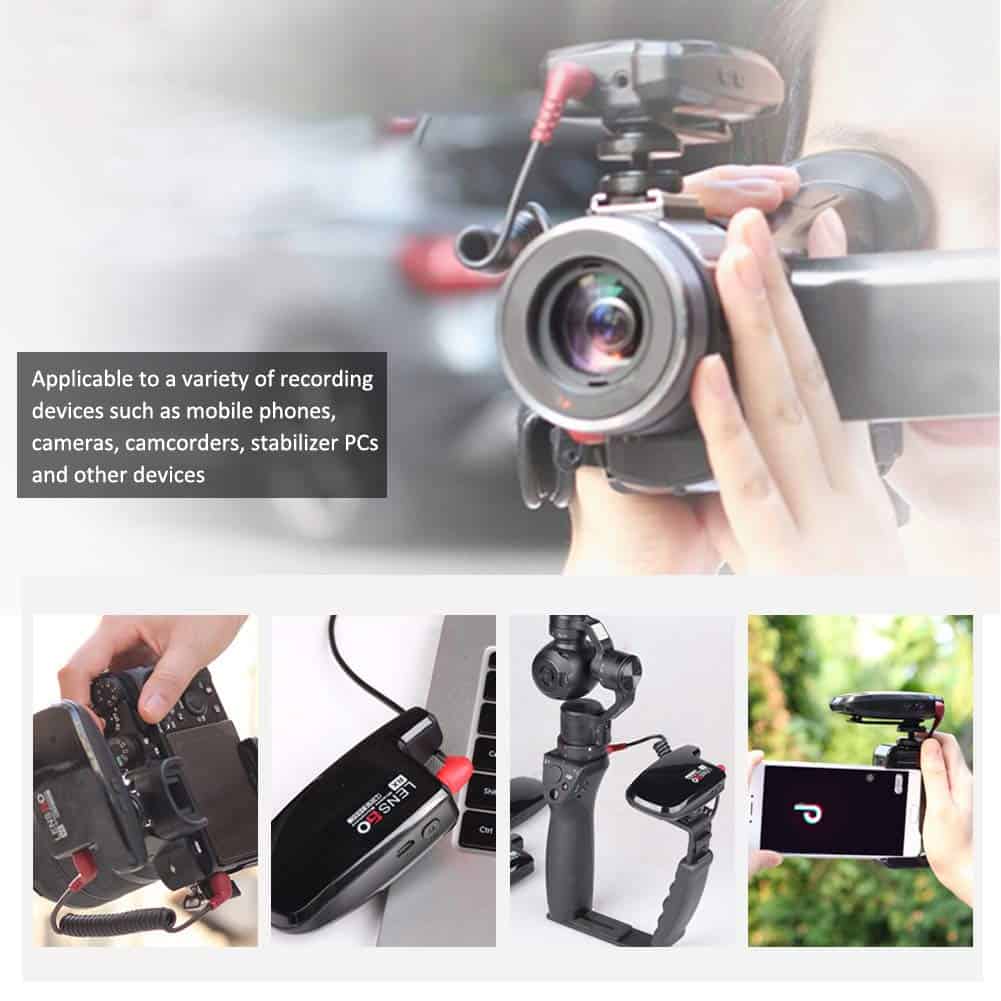 Sistema de micrófono inalámbrico Lavalier LENSgo, LWM-308C - Imagen 7