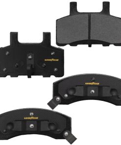 Pastilla de freno delantera ranurada con chaflán de