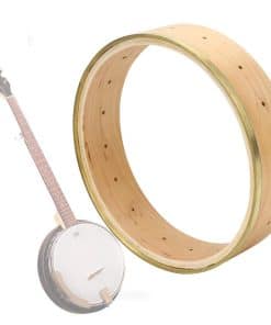 Aro de Borde de Banjo, Aro de Madera de Arce de 11 Pulgadas