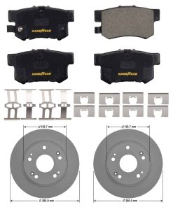 Goodyear Brakes PRK59771R | Juego de Frenos Traseros
