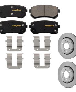 Kit de Frenos Traseros Pulidos Antiox Goodyear con Discos y