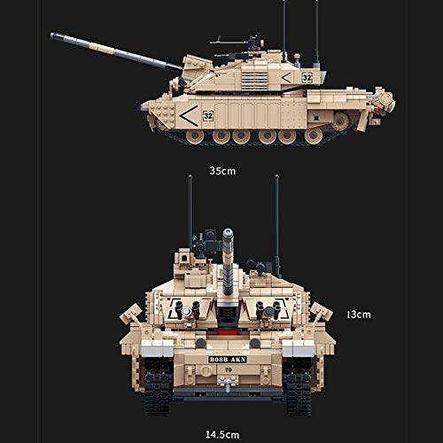 Set de juguete de modelo de tanque militar británico - Imagen 5