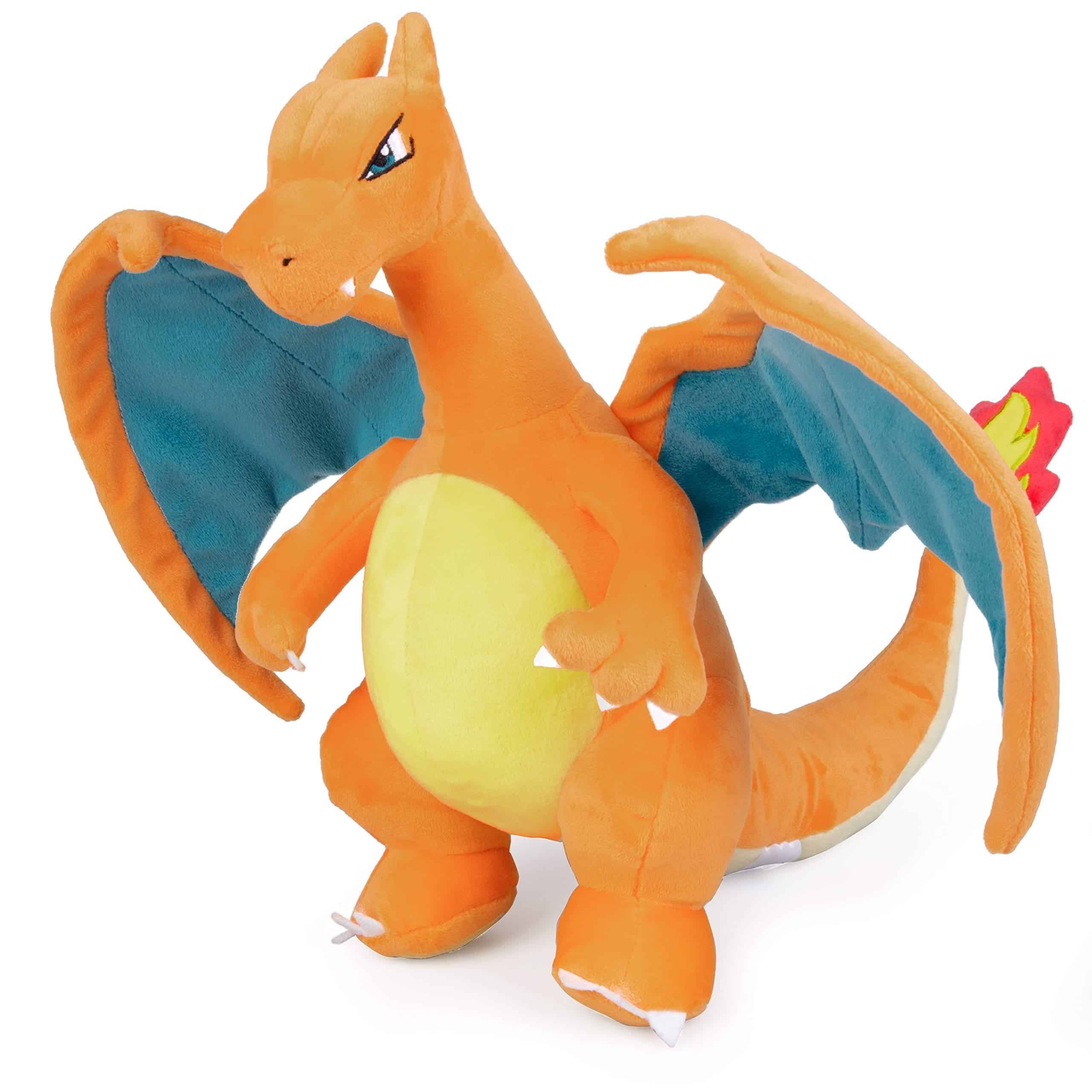 Peluches de Pokémon 8" Charmander & 12" Charizard, Pack de - Imagen 4