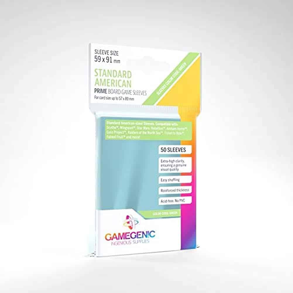 10 Paquetes de Fundas para Juegos de Mesa Gamegenic Prime