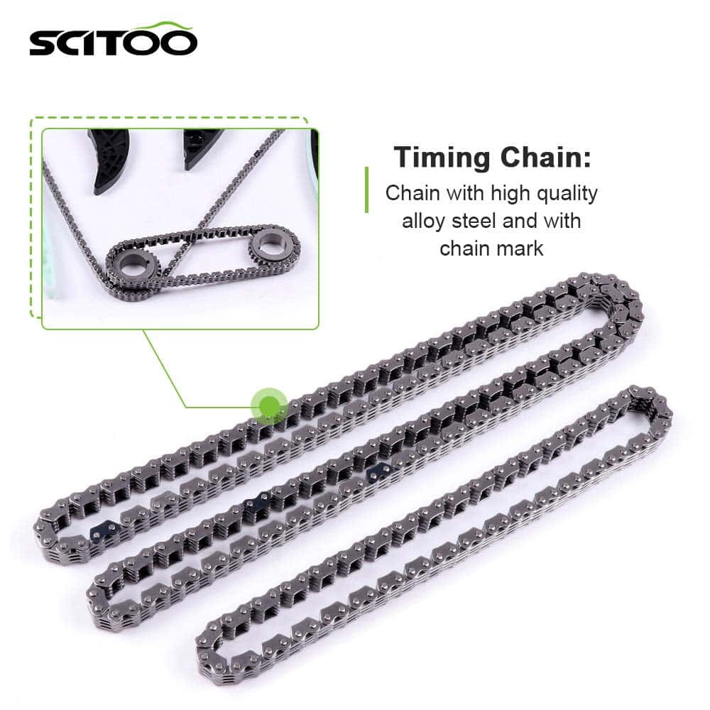 Kit de Cadena de Tiempo del Motor SCITOO TK10870 TS21181 - Imagen 7
