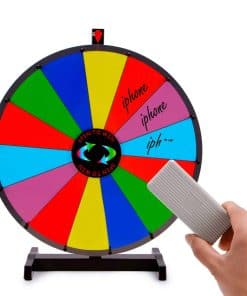 Ruleta Giratoria de Premios de 24 Pulgadas - 14 Ranuras -