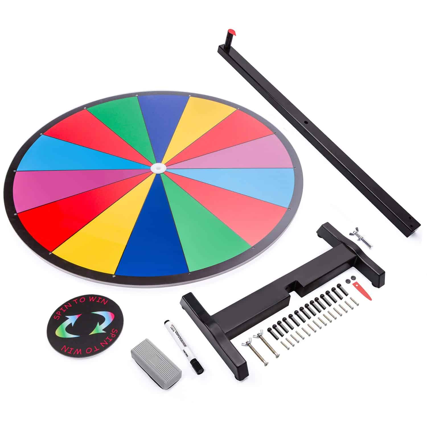 Ruleta Giratoria de Premios de 24 Pulgadas - 14 Ranuras - - Imagen 8