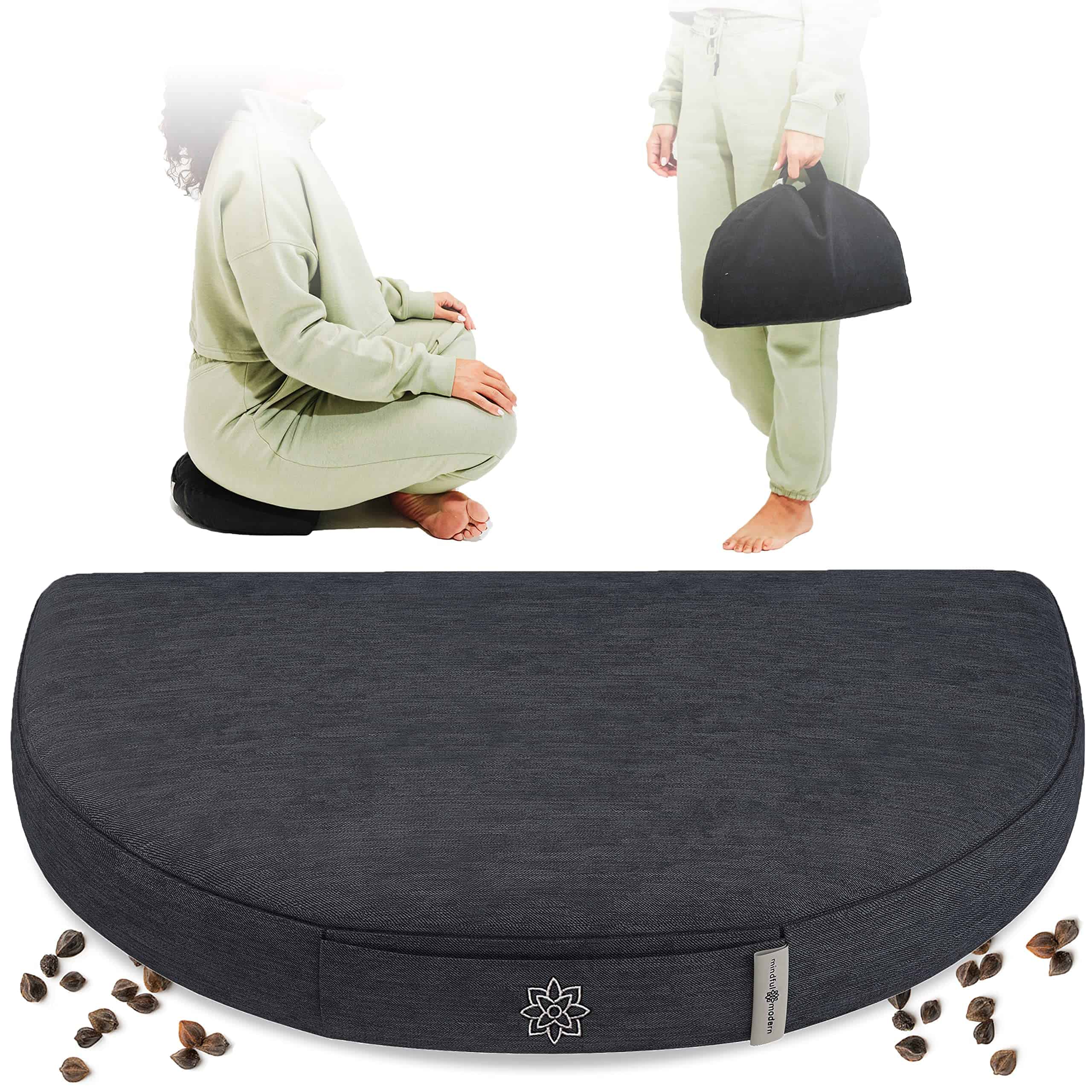 Cojín de Meditación de Viaje Mindful & Modern | Cojín de