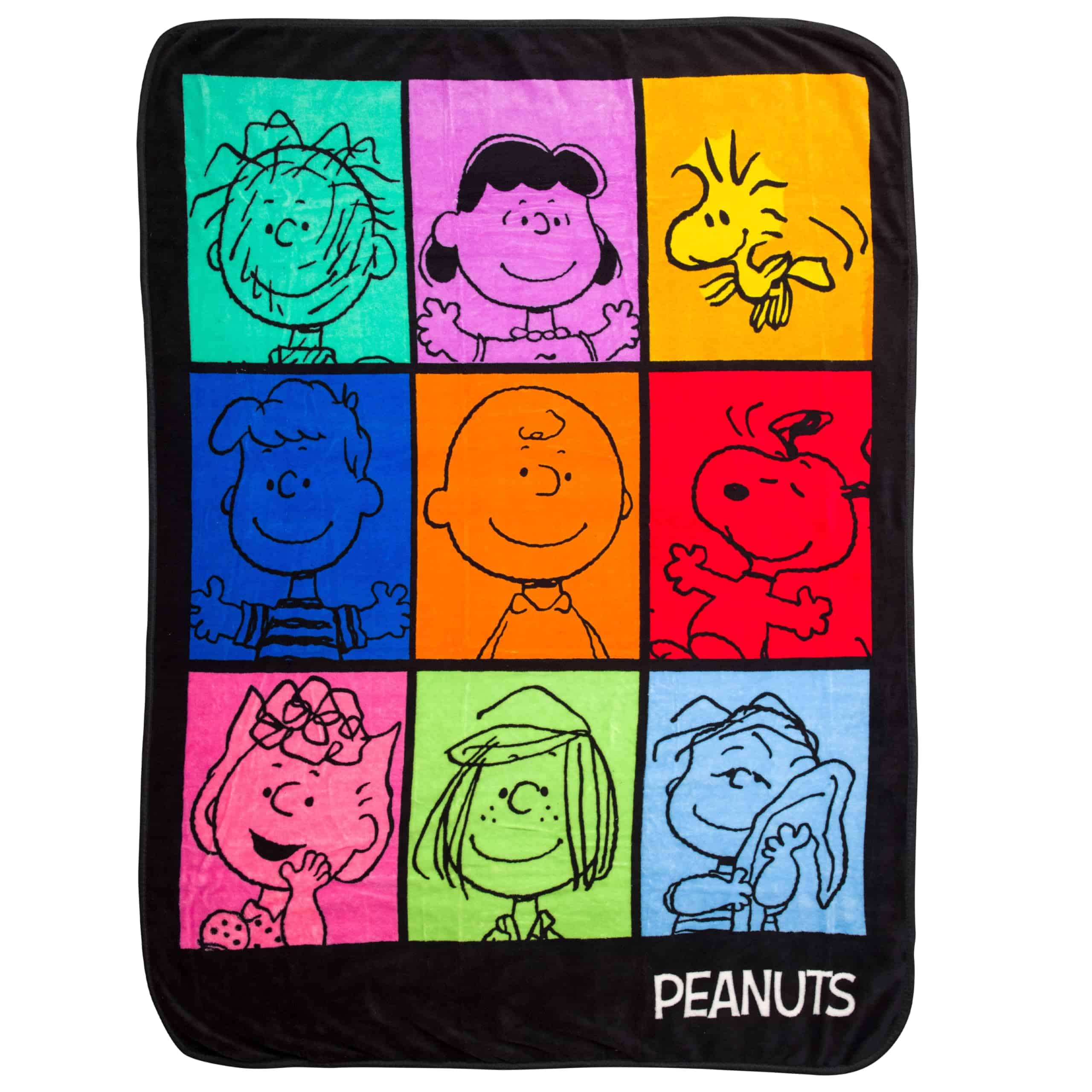 Manta de Franela Peanuts de Silver Buffalo con Pig-Pen,