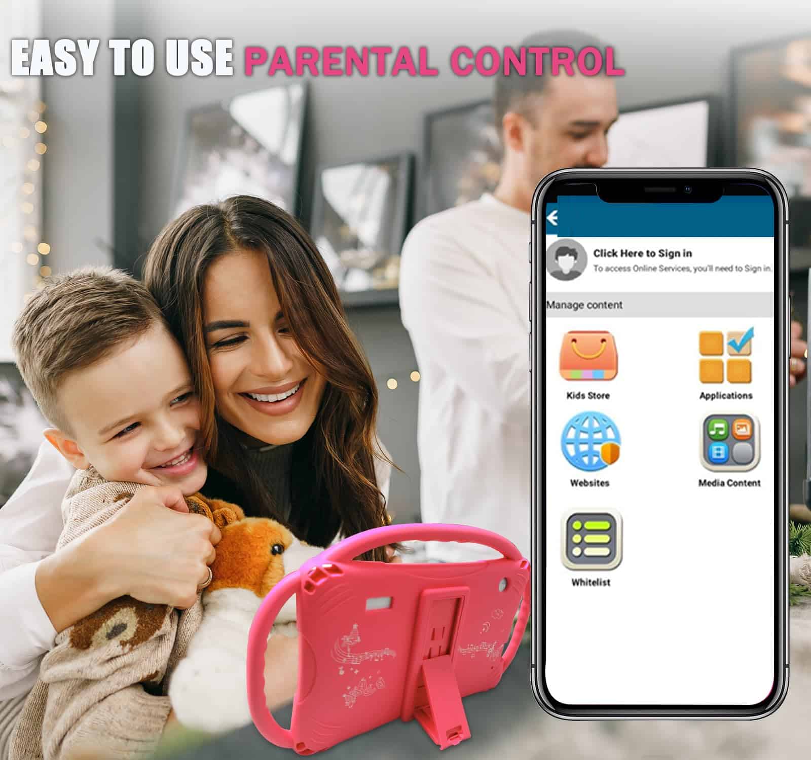 Tableta para Niños de 7 Pulgadas Tableta para Niños WiFi - Imagen 4