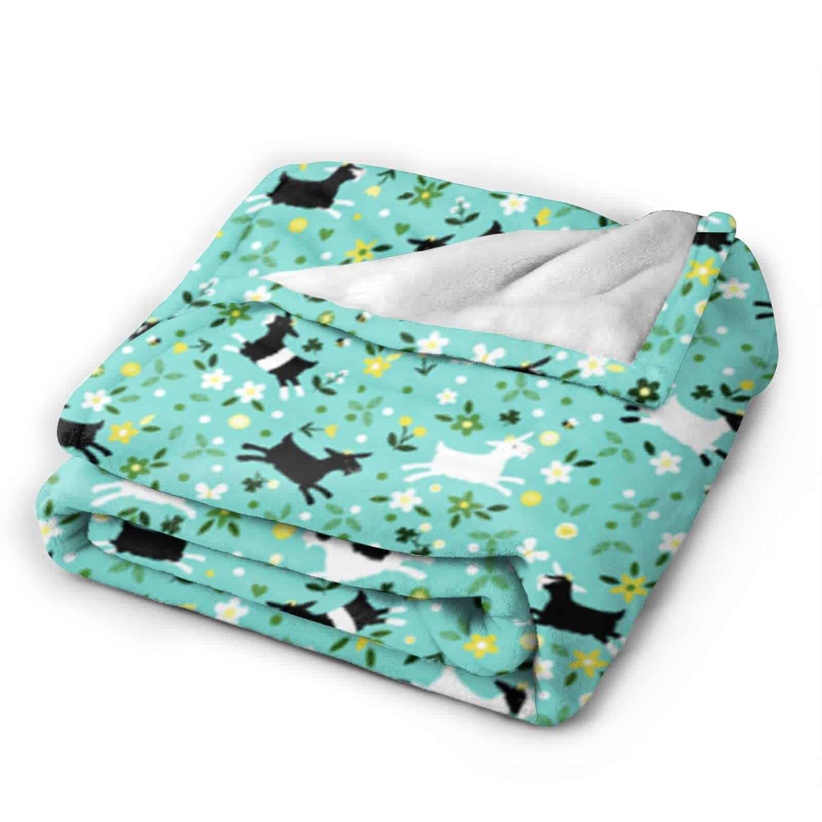 Manta de Microfibra LIVE & LOVE con Estampado de Cabras - Imagen 9