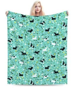 Manta de Microfibra LIVE & LOVE con Estampado de Cabras