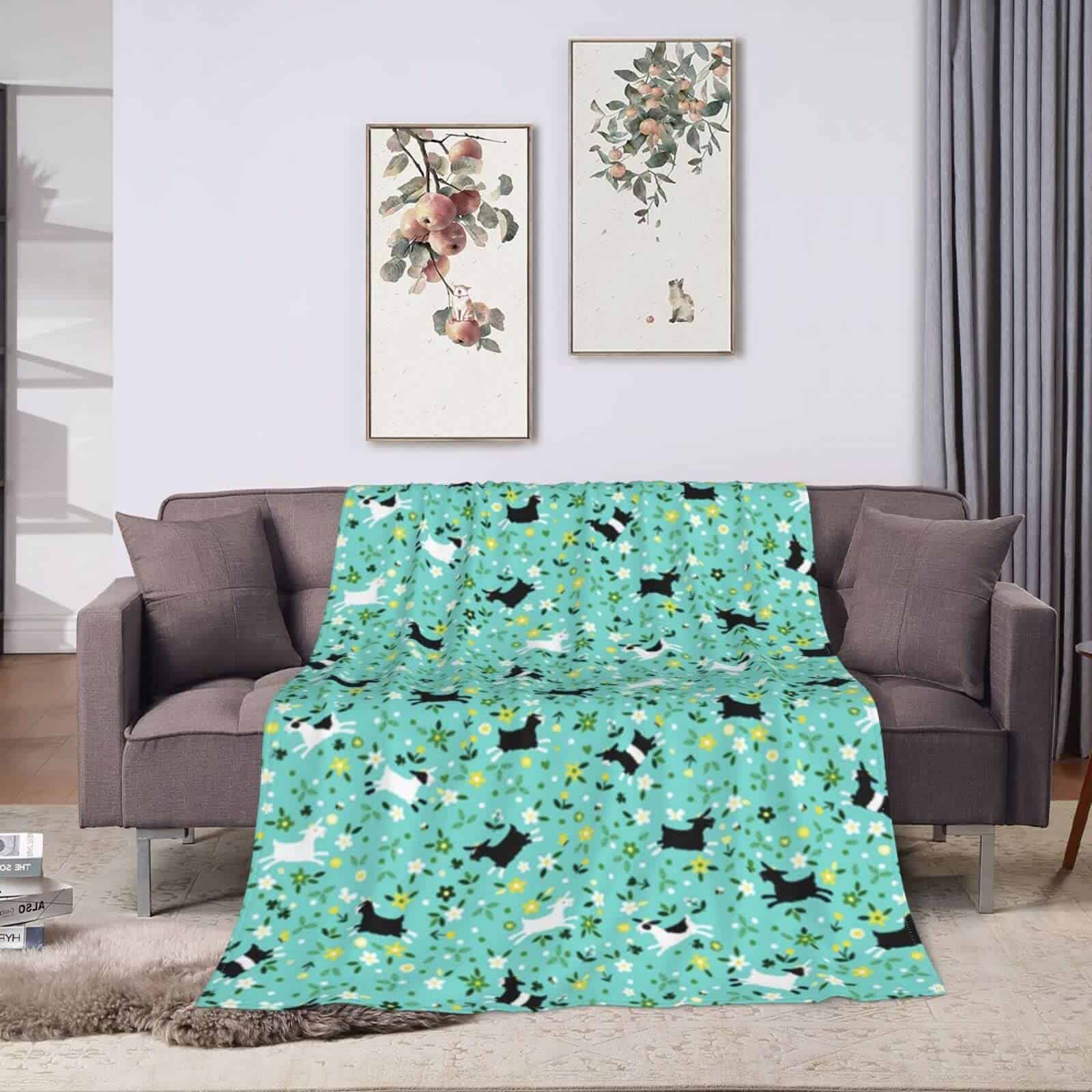 Manta de Microfibra LIVE & LOVE con Estampado de Cabras - Imagen 7