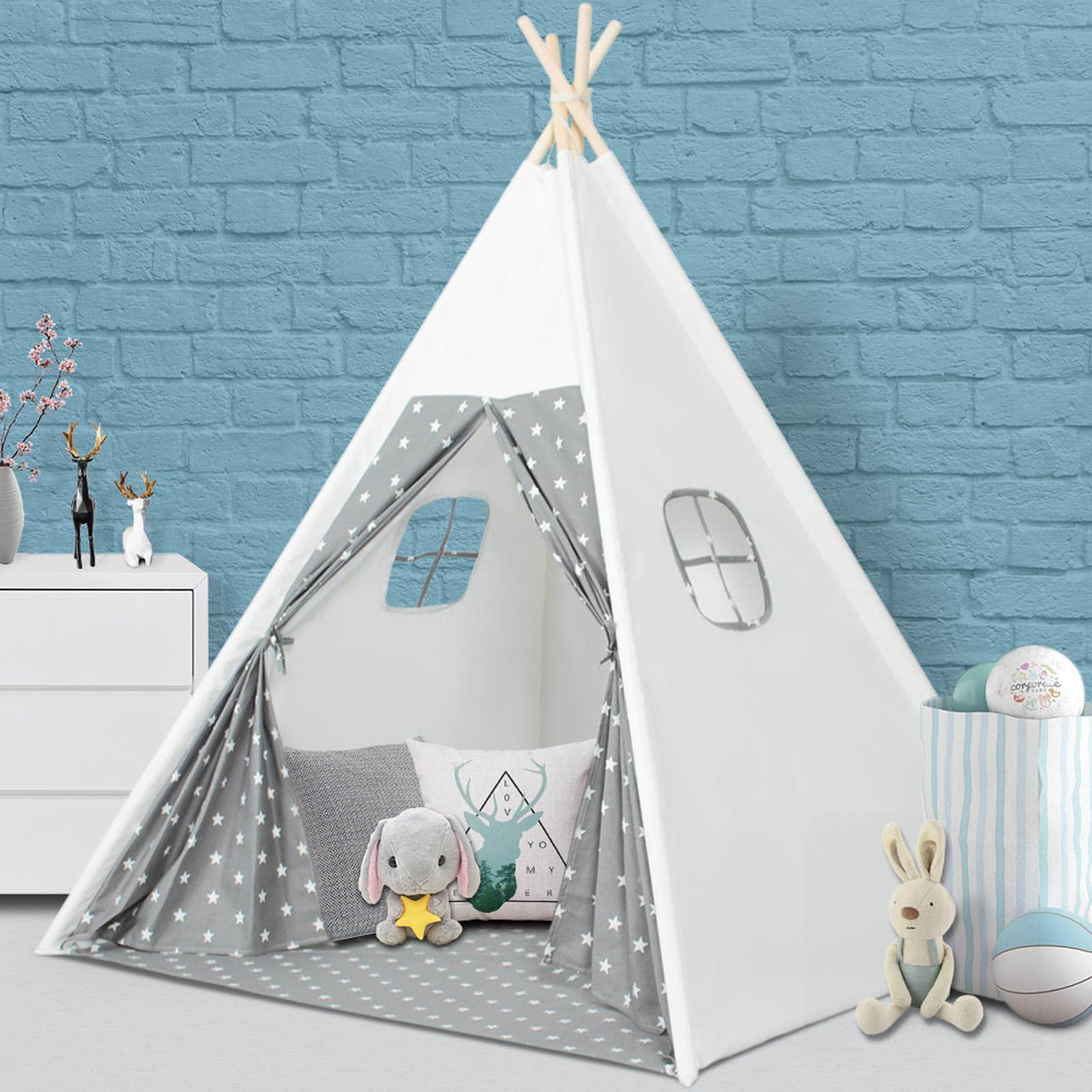 Tienda de campaña para niños wilwolfer para niñas o niños