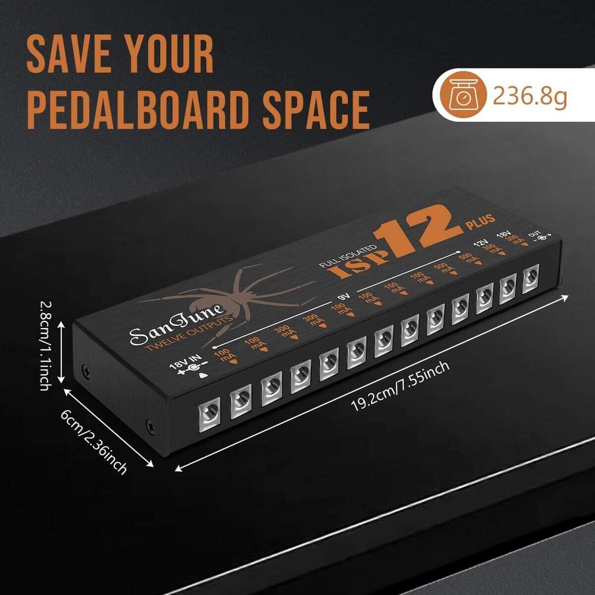 Fuente de Alimentación Aislada para Pedales de Guitarra - Imagen 7