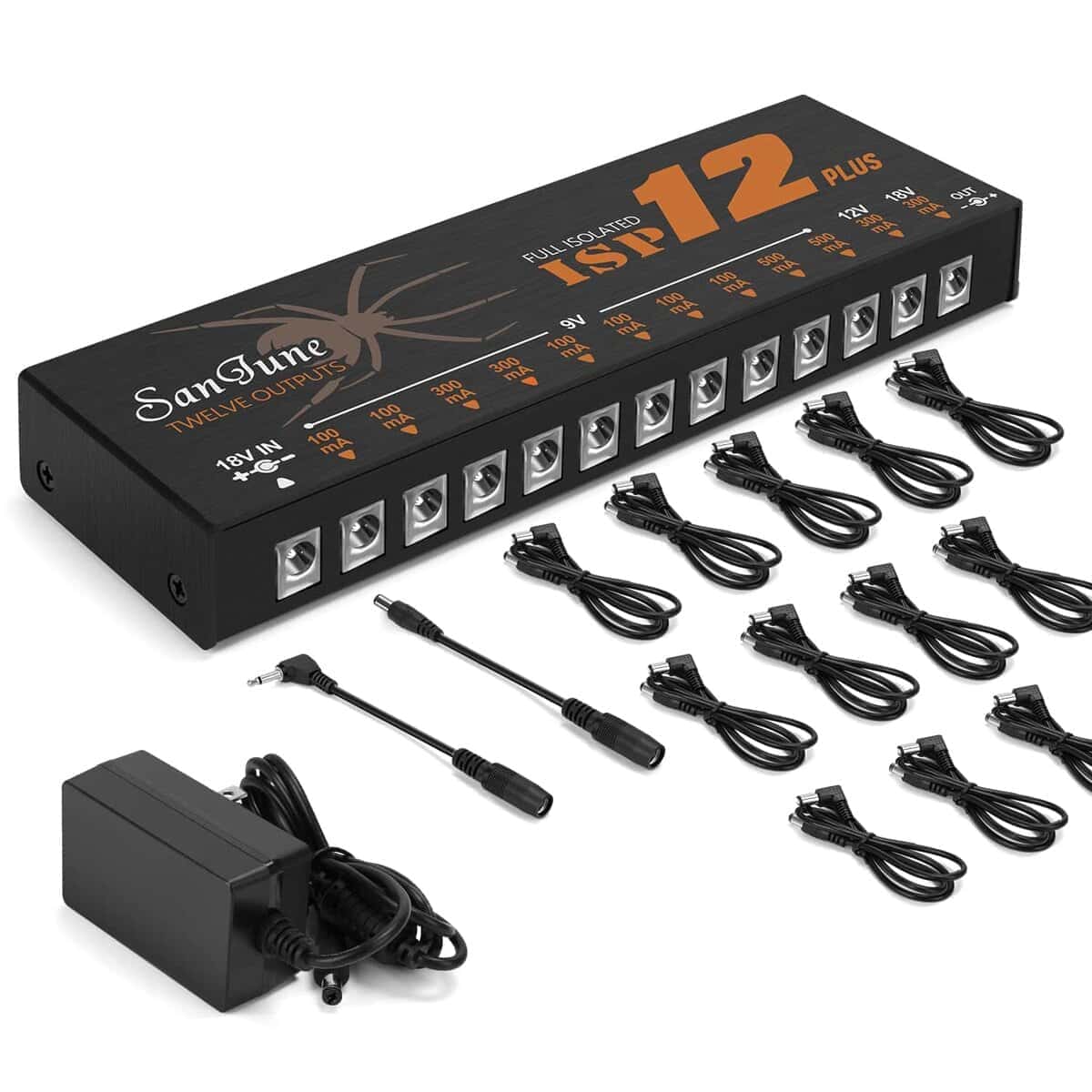 Fuente de Alimentación Aislada para Pedales de Guitarra