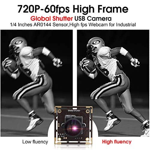 Cámara USB de 1MP con Obturador Global en Blanco y Negro - Imagen 3