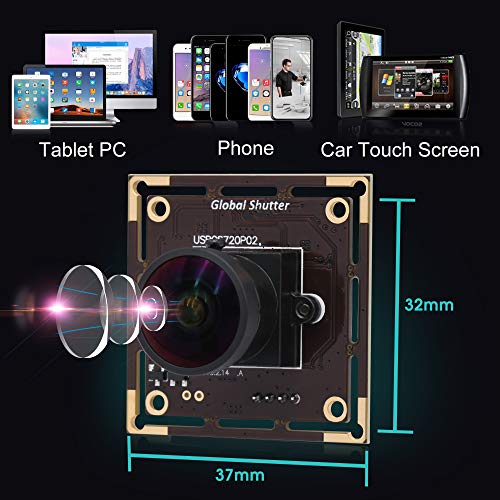 Cámara USB de 1MP con Obturador Global en Blanco y Negro - Imagen 8