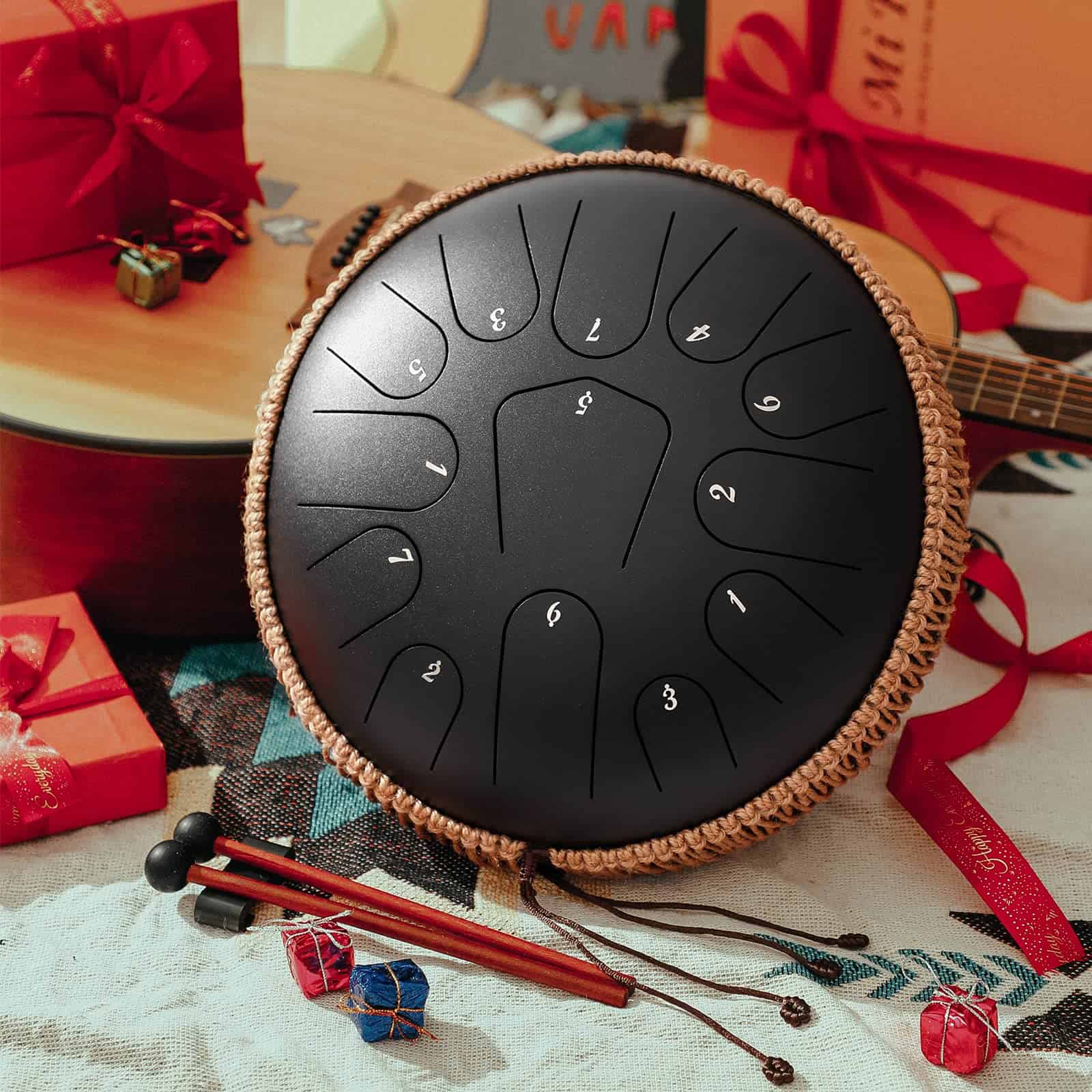 Lronbird Steel Tongue Drum 12 Pulgadas 13 Notas Tambores de - Imagen 4