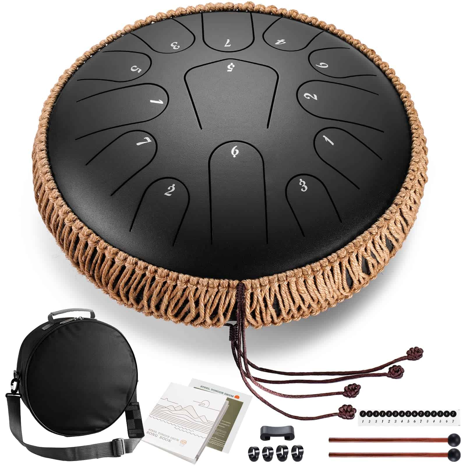 Lronbird Steel Tongue Drum 12 Pulgadas 13 Notas Tambores de - Imagen 8
