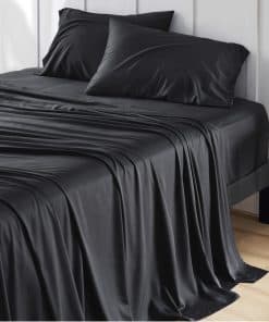 Juego de sábanas Twin Bedsure, Juego de -Negro