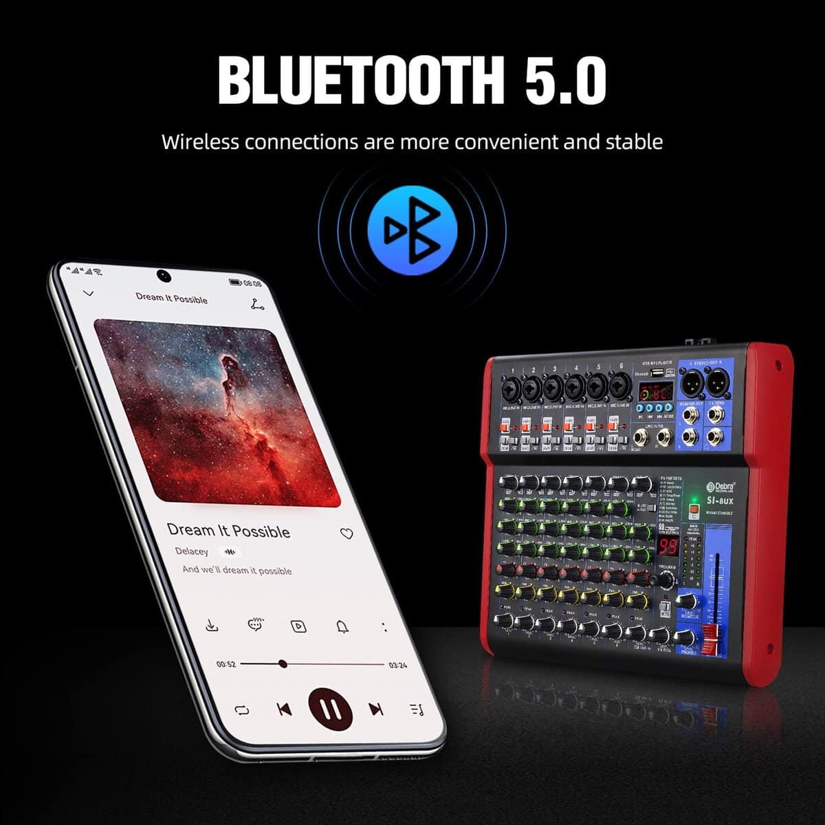 Mezcladora de Grabación Portátil - (SI-8UX) - Imagen 3