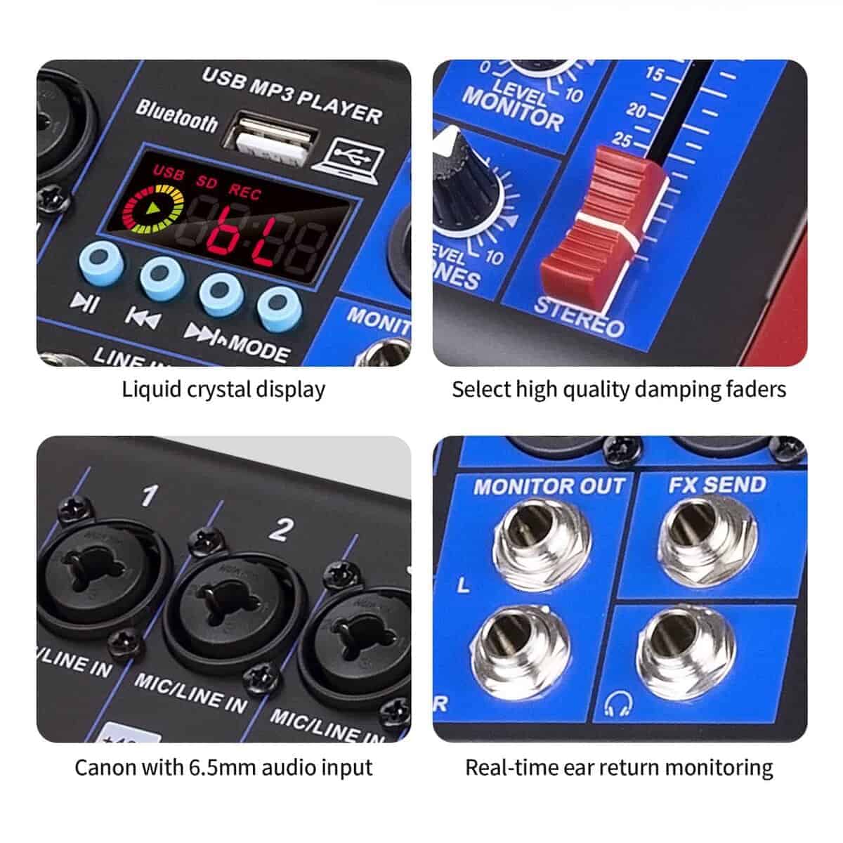 Mezcladora de Grabación Portátil - (SI-8UX) - Imagen 7