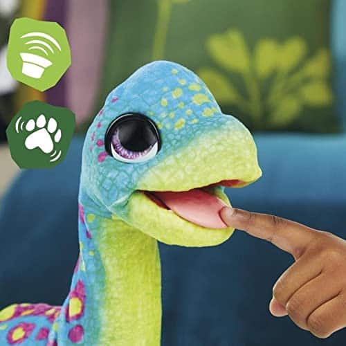 FurReal Snackin' Sam The Bronto, Mascotas Interactivas, 40+ - Imagen 5