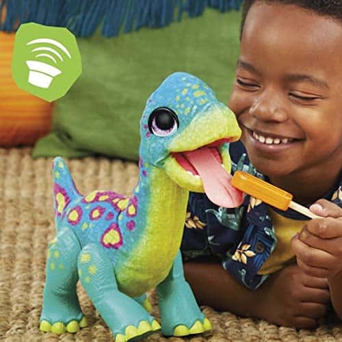 FurReal Snackin' Sam The Bronto, Mascotas Interactivas, 40+ - Imagen 4